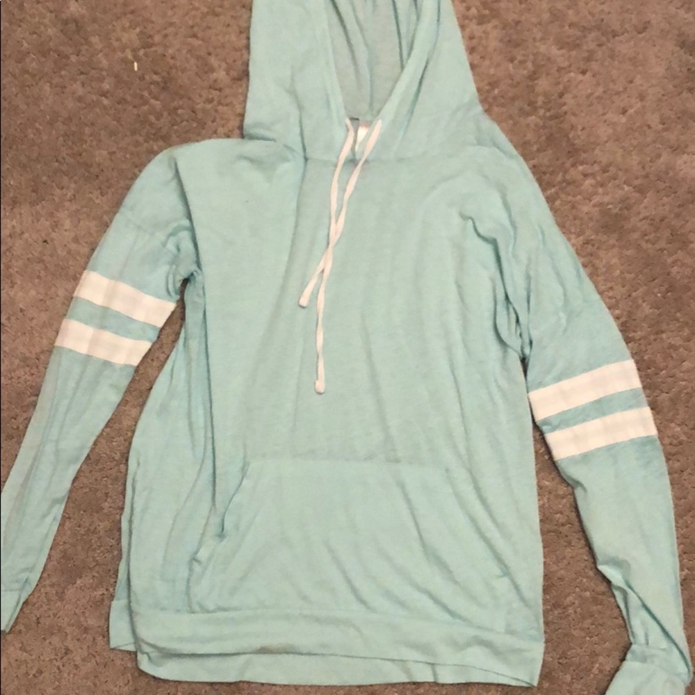 teal thin sweatshirt